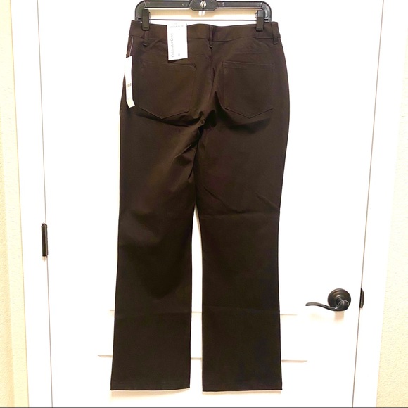 Coldwater Creek cotton stretch bootcut pants - Picture 5 of 8
